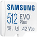 Samsung EVO Plus (2024) microSD 512GB + SD Adapter linkerkant