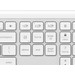 Logitech Signature Slim K950 Clavier Sans Fil AZERTY Blanc détail