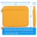 BlueBuilt Housse pour Ordinateurs Portables Largeur 36 cm 15-16 Pouces M Jaune visuel Coolblue 1