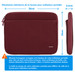 BlueBuilt Housse pour Ordinateurs Portables Largeur 36 cm 15-16 Pouces S Rouge visuel Coolblue 1