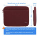 BlueBuilt Laptop Sleeve Width 37cm 15 - 16 inches S Red visual Coolblue 1