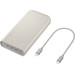 Samsung Batterie Externe 20 000 mAh avec Charge Rapide Beige accessoire