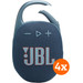 JBL Clip 5 Blauw 4-pack Main Image