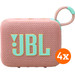 JBL Go 4 Pink 4-pack Main Image