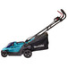 Makita DLM330SM + DUR181Z incl. 4,0 Ah accu (1x) + 5,0 Ah accu (1x) rechterkant