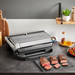 Tefal OptiGrill+ XL GC727D Stainless Steel product in use