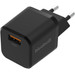 BlueBuilt Chargeur Quick Charge avec Port USB-A 18 W Noir Main Image