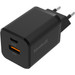 BlueBuilt Power Delivery and Quick Charge Charger with 2 USB Ports 38W Black Main Image