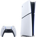 PlayStation 5 Slim Digital Edition + Manette Supplémentaire Blanc côté gauche