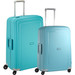 Samsonite S'Cure Spinner 69+75cm Aqua Blue Suitcase Set Main Image