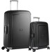 Samsonite S'Cure Spinner 55cm + 75cm Black Suitcase Set Main Image