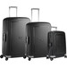 Samsonite S'Cure Spinner 55cm + 69cm + 75cm Black Suitcase Set Main Image