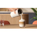 Philips Baristina Milk Frother White product in use