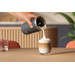 Philips Baristina Milk Frother Black product in use