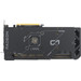 ASUS Dual Radeon RX 7800 XT OC 16 Go dessous