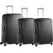 Samsonite S'Cure Spinner 69cm + 69cm + 75cm Black Suitcase Set Main Image