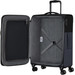 American Tourister Daring Dash Expandable Valise à 4 Roulettes 66 cm Noir/Gris intérieur