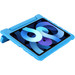 Just in Case Apple iPad Air 11 inch (2024) Kids Cover Blauw bovenkant