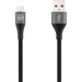 BlueBuilt USB-A to Micro USB Cable 1.5m Nylon Black Main Image