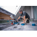 Bosch Professional GCM 18V-216 D + ProCORE 8,0 Ah accu + Onderstel product in gebruik