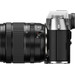 Fujifilm X-T50 Argent + XF 16-50 mm f/2.8-4.8 R LM WR côté droit