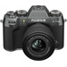 Fujifilm X-T50 Antraciet + XC 15-45mm f/3.5-5.6 OIS PZ bovenkant