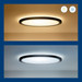 WiZ Ceiling Lamp - SuperSlim - Black - Colored and White Light visual supplier