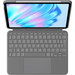 Logitech Combo Touch Apple iPad Air 11 inches (2024) Keyboard Cover AZERTY Gray top