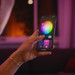 Philips Hue inbouwspot Slim - White and color - 90mm - zwart product in gebruik