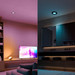 Philips Hue inbouwspot Slim - White and color - 170mm - zwart product in gebruik