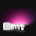 Philips Hue White and Color GU10 Starter Pack - 3 lampen + Bridge + Dimmer visual leverancier