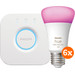 Philips Hue White and Color Kit de Démarrage avec 6 Ampoules + Bridge Main Image