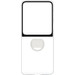 Samsung Galaxy Z Flip 6 Back Cover Ring Transparant voorkant