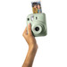 Fujifilm Instax Mini 12 Mint Green Bundel product in gebruik