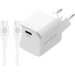 BlueBuilt Chargeur Power Delivery 20 W + Câble USB-C 3 m Nylon Blanc Main Image