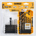 DeWalt 14 Pièces Black & Gold Set de Forets à Métal Tough Case emballage