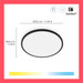 WiZ Ceiling Lamp SuperSlim - All Shades of White Light - Black front