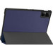 Just in Case Tri-Fold Redmi Pad SE Book Case Blauw rechterkant