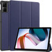 Just in Case Tri-Fold Redmi Pad SE Book Case Blauw linkerkant