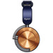 Dyson OnTrac Copper with ear cushion Blue left side