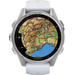 Garmin Fenix 8 Zilver/Wit 43mm voorkant