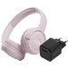 JBL Tune 510BT Rose + BlueBuilt Chargeur Quick Charge avec Port USB-A 18 W Noir Main Image