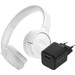 JBL Tune 520BT Blanc + BlueBuilt Chargeur Quick Charge avec Port USB-A 18 W Noir Main Image