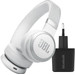 JBL Live 670NC Blanc + BlueBuilt Chargeur Quick Charge avec Port USB Main Image