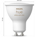 Philips Hue GU10 3-pack + Bridge starterkit voorkant