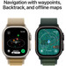 Apple Watch Ultra 2 4G 49mm Zwart Alpine Band Groen S visual leverancier