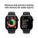 Apple Watch Series 10 4G 46mm Titanium Black Sport Band M/L visual supplier