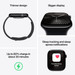 Apple Watch Series 10 4G 46 mm Titane Noir Bracelet Sport M/L visuel fournisseur