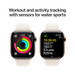 Apple Watch Series 10 4G 42 mm Titane Or Bracelet Sport S/M visuel fournisseur