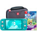 Nintendo Switch Lite Turquoise + Zelda: Echoes of Wisdom + Bigben Beschermtas Main Image